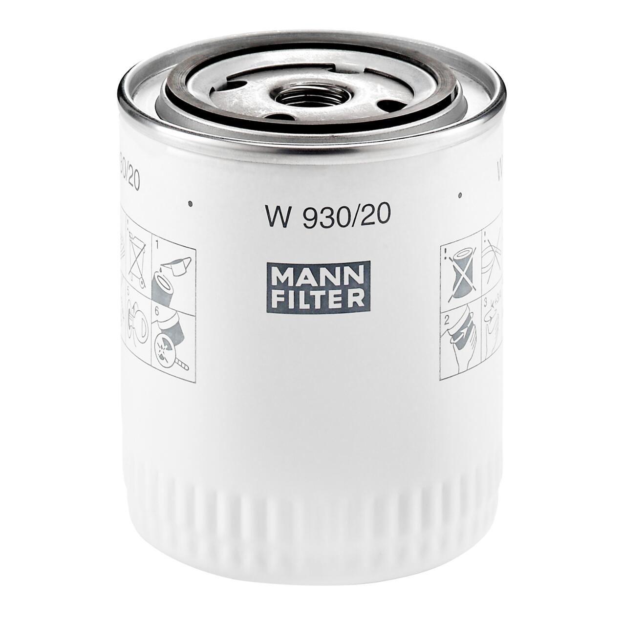 Land Rover Engine Oil Filter ERR3340 - MANN-FILTER W93020